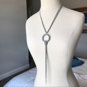 Silver Drop Necklace